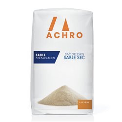 Sac de sable 25 kg / 0.4 à 0.8 mm - Achro Sand